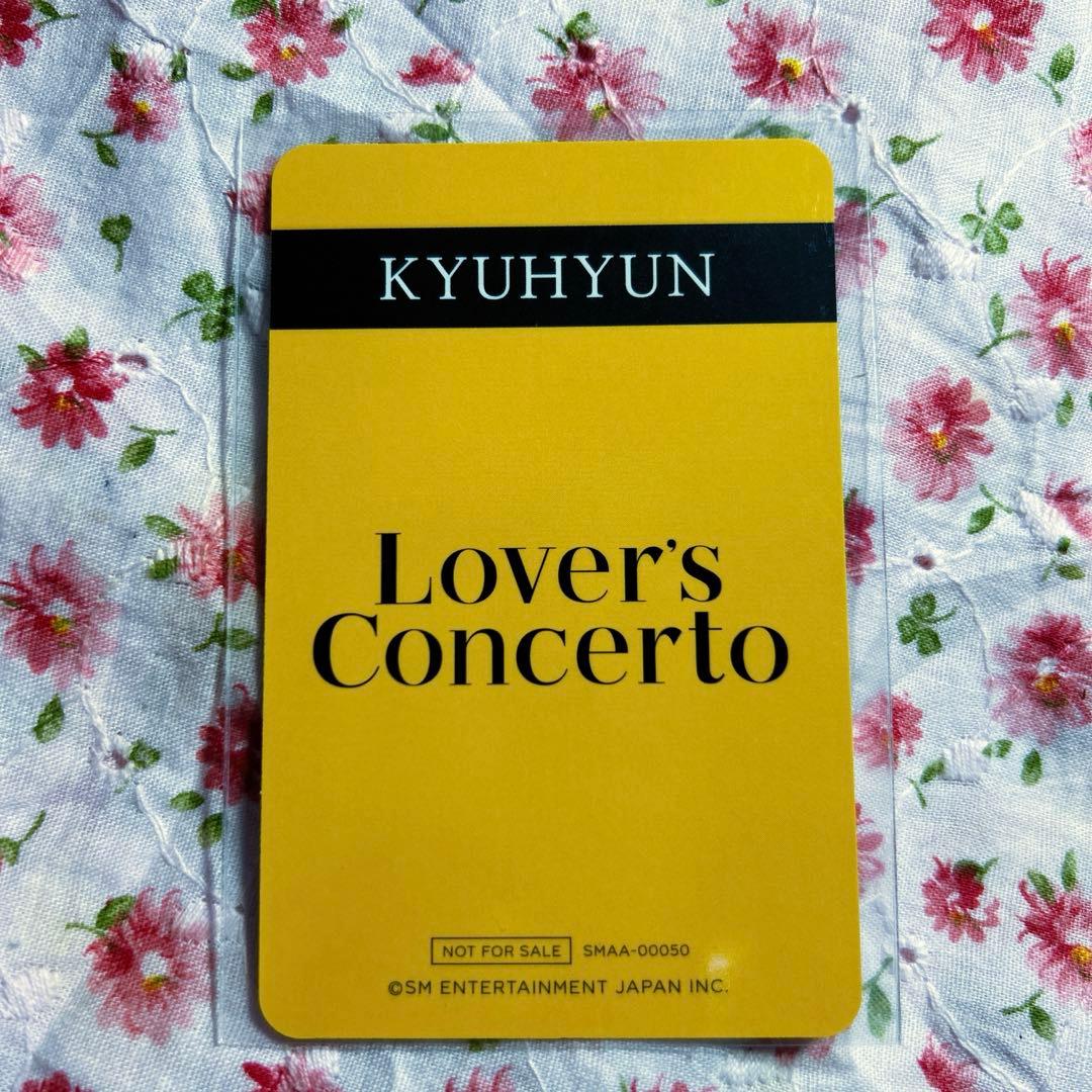 SUPER JUNIOR キュヒョン ELF-JAPAN 抽選 トレカ