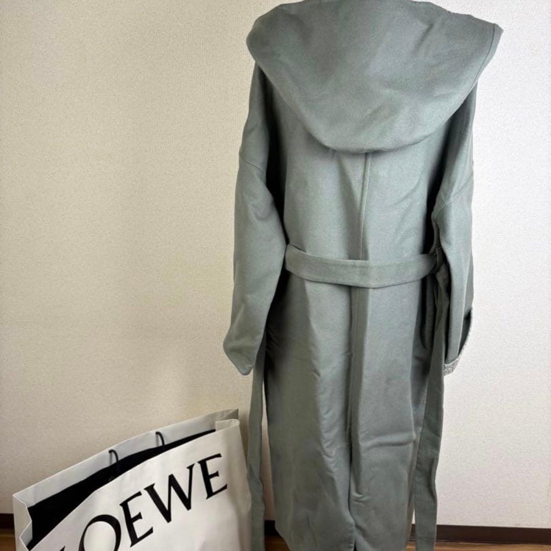 ロエベ　ロゴジャガード　フーデット　コート