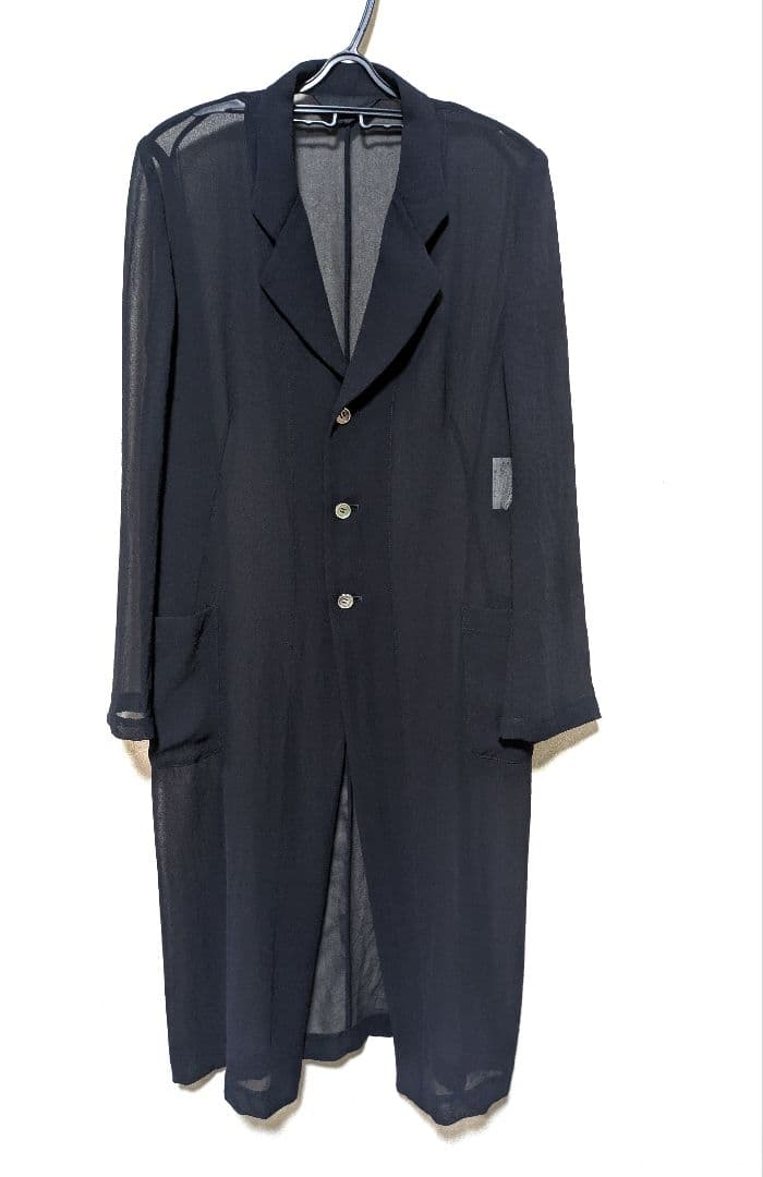 archive コムデギャルソン 1998ss シースルー ロング コート