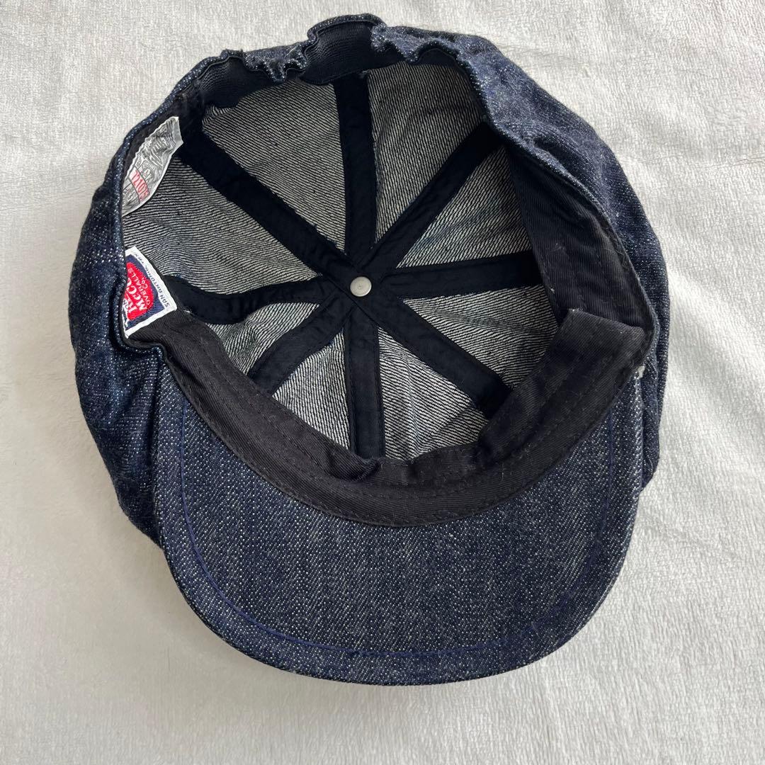 THE REAL McCOY'S デニムキャップ 帽子 キャスケット ハンチング