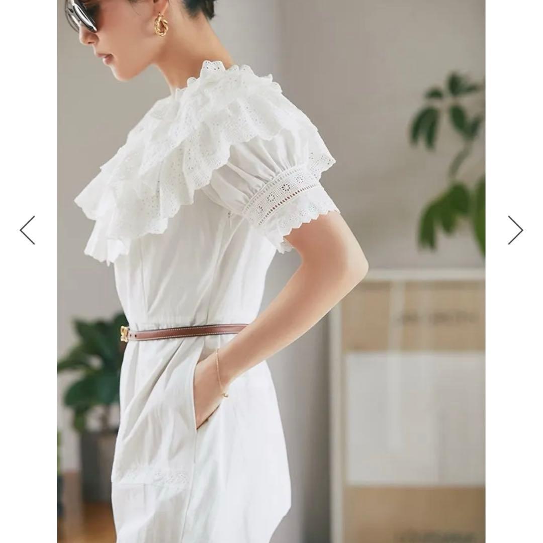 seventen bymihokawahito コットン レース オールインワン