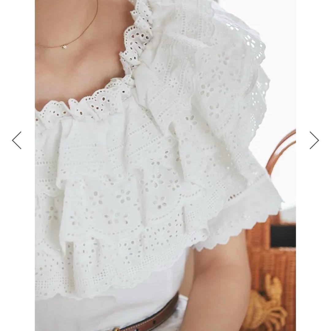 seventen bymihokawahito コットン レース オールインワン