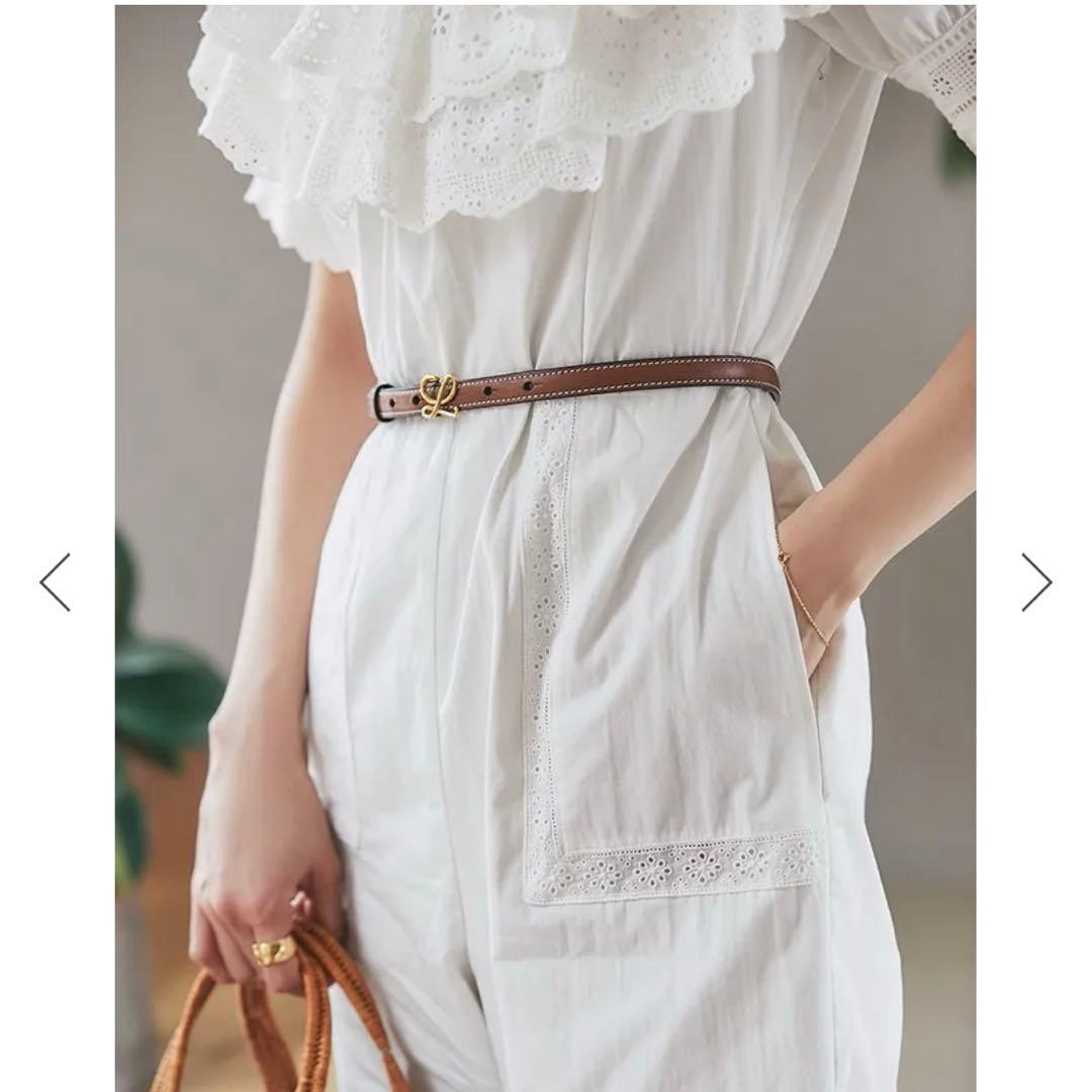 seventen bymihokawahito コットン レース オールインワン