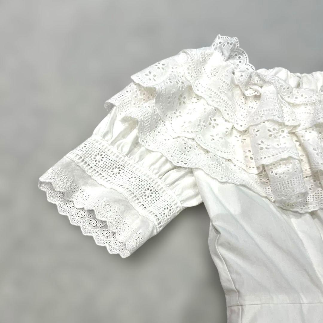 seventen bymihokawahito コットン レース オールインワン