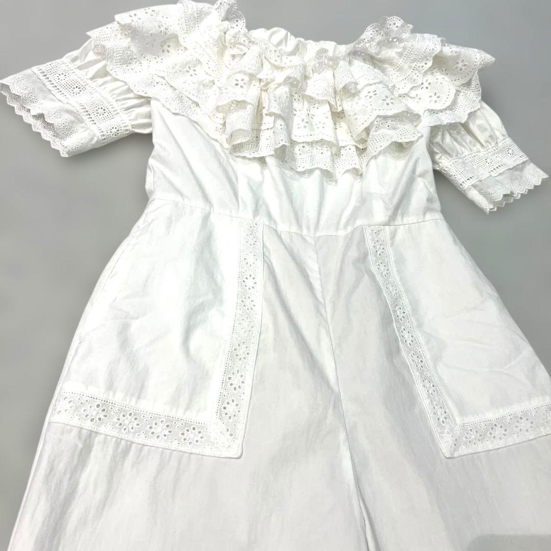 seventen bymihokawahito コットン レース オールインワン