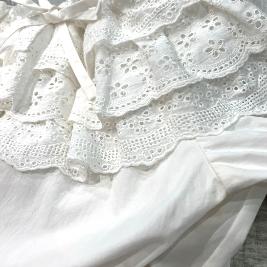 seventen bymihokawahito コットン レース オールインワン