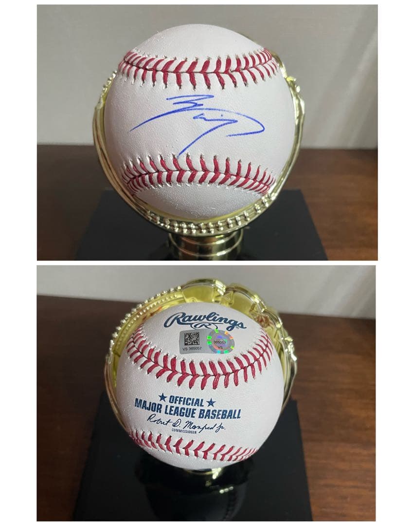 【S】大谷翔平 直筆サインボール MLBホログラム TOPPS