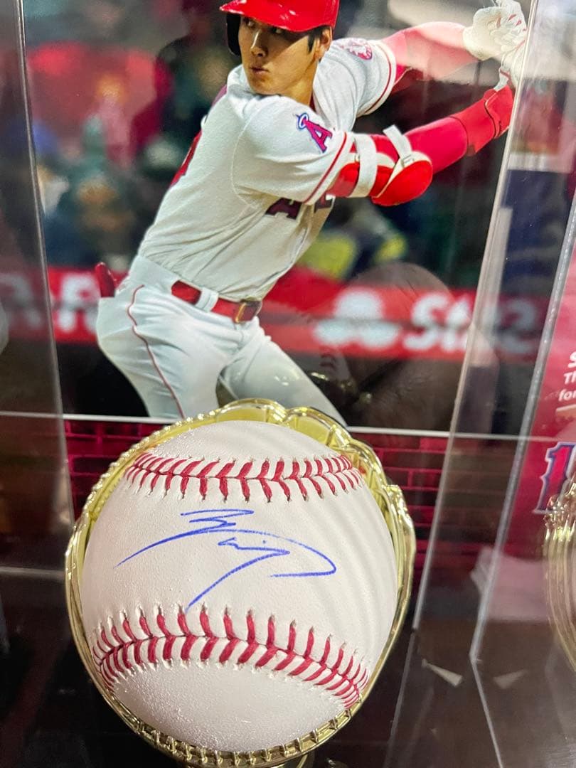 【S】大谷翔平 直筆サインボール MLBホログラム TOPPS