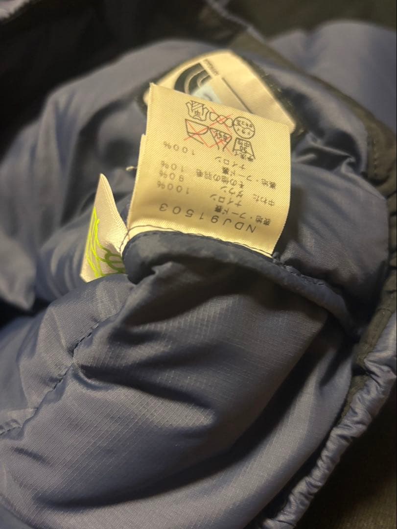 NORTHFACE ノースフェイス ヌプシダウンジャケット130サイズ　ネイビ