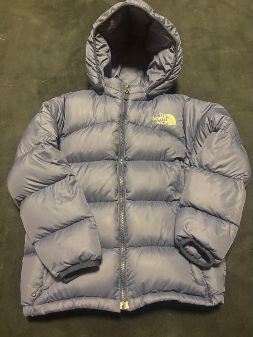 NORTHFACE ノースフェイス ヌプシダウンジャケット130サイズ　ネイビ