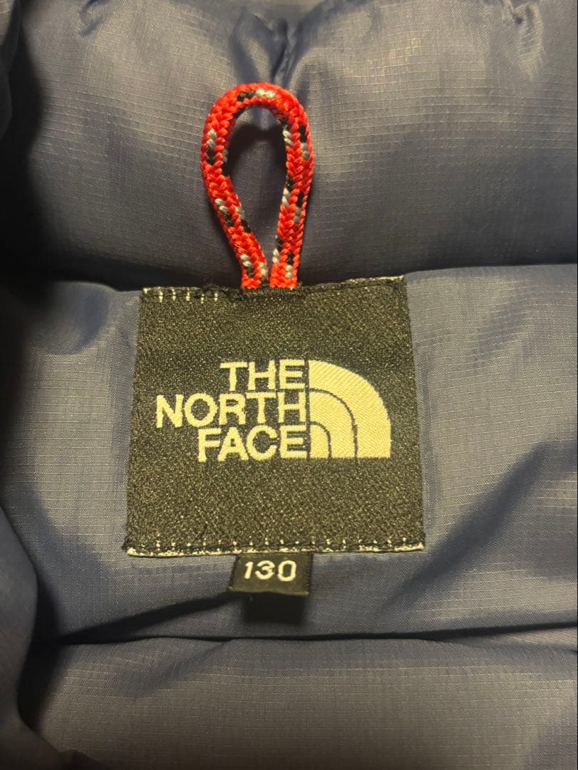 NORTHFACE ノースフェイス ヌプシダウンジャケット130サイズ　ネイビ