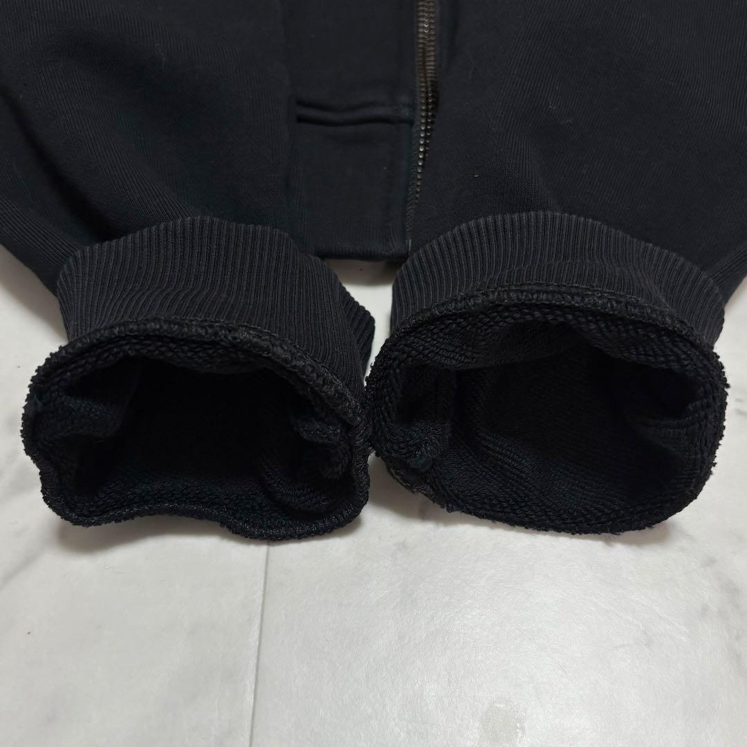 美品 ジバンシー ビックロゴ パーカー フード 黒 白 12＋ 実寸値 S M