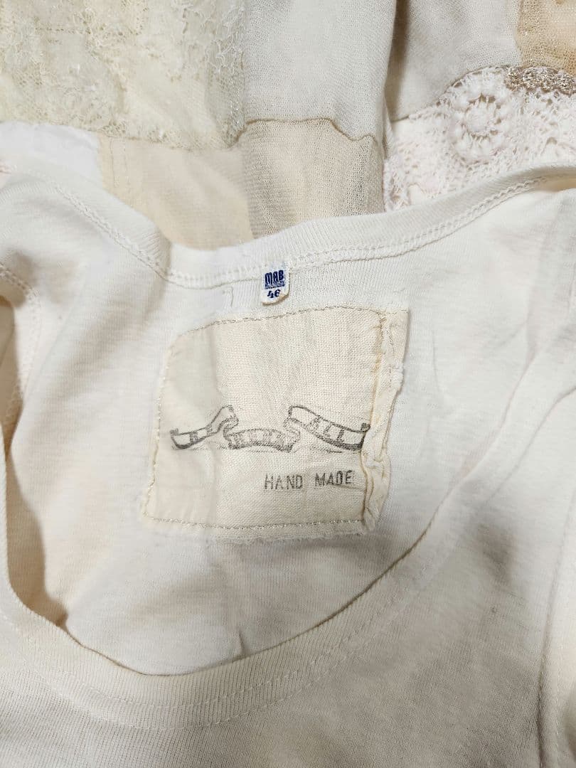 リハーズオールレースパッチワークタンクトップ