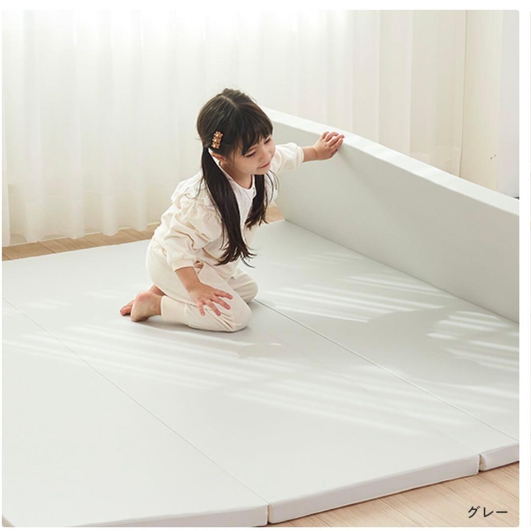 【〜5/25限定値下げ】 popomi プレイマット 120×160 グレー