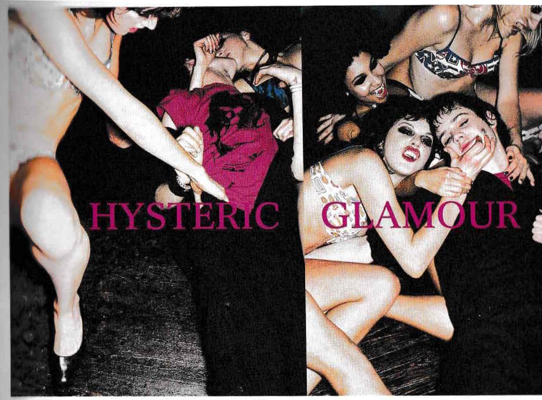 HYSTERIC GLAMOUR ヒステリックグラマー ギターガールTシャツ赤