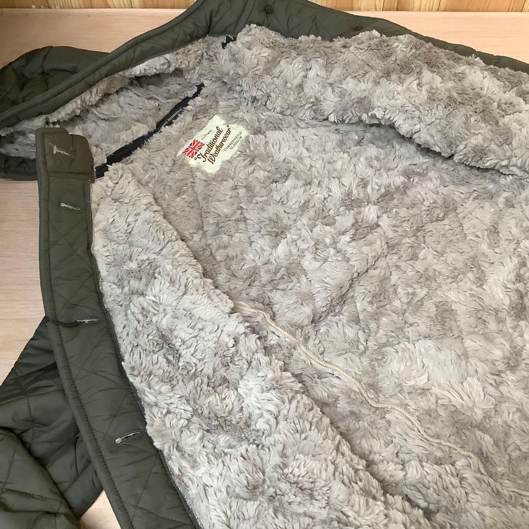 a*o様 トラディショナル ウェザーウェア　グランジ ロング　38　カーキ　●2