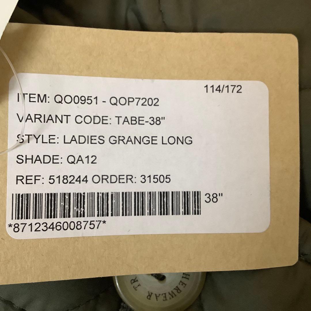 a*o様 トラディショナル ウェザーウェア　グランジ ロング　38　カーキ　●2