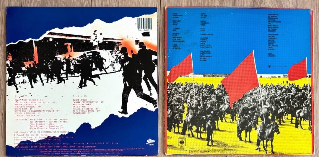 THE CLASH　白い暴動 Give 'Em Enough Rope レコード