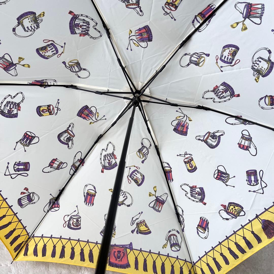 【新品タグ付】manipuri マニプリ 晴雨兼用 日傘折りたたみ傘 総柄