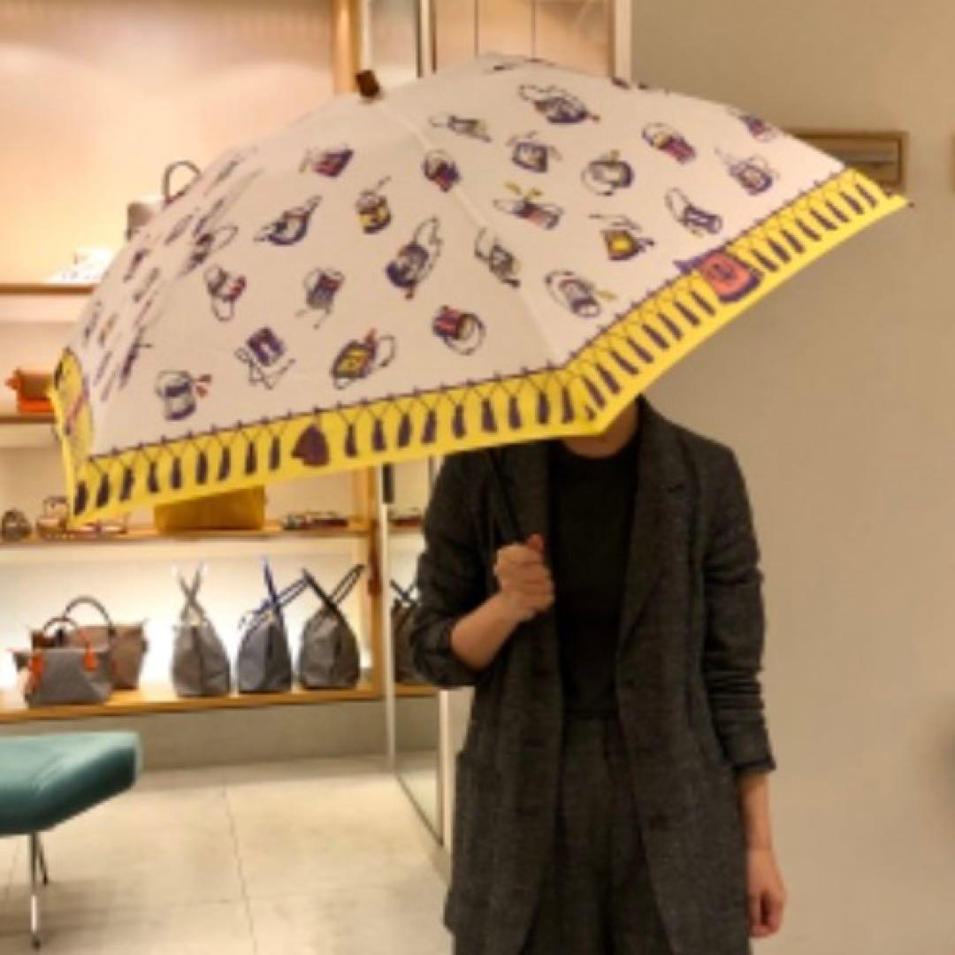 【新品タグ付】manipuri マニプリ 晴雨兼用 日傘折りたたみ傘 総柄