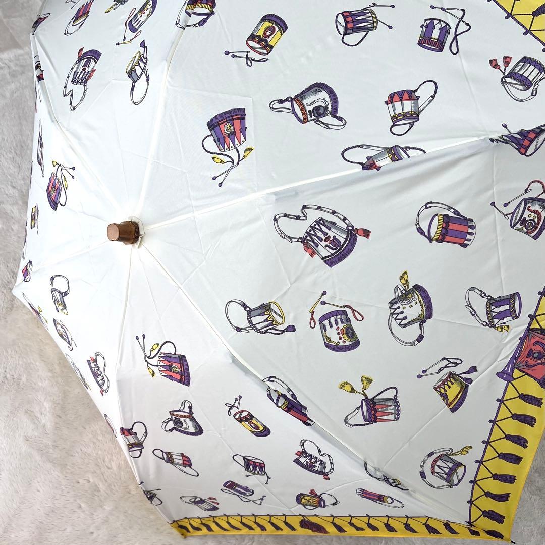 【新品タグ付】manipuri マニプリ 晴雨兼用 日傘折りたたみ傘 総柄