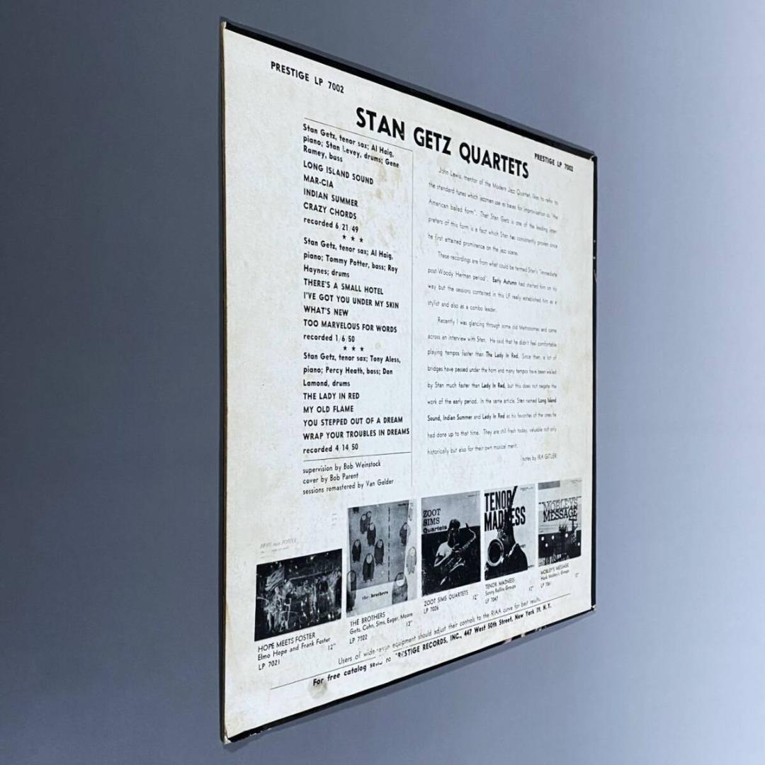 ★現状特価【USオリジナル／MONO／深溝／NYCラベル】 Stan Getz