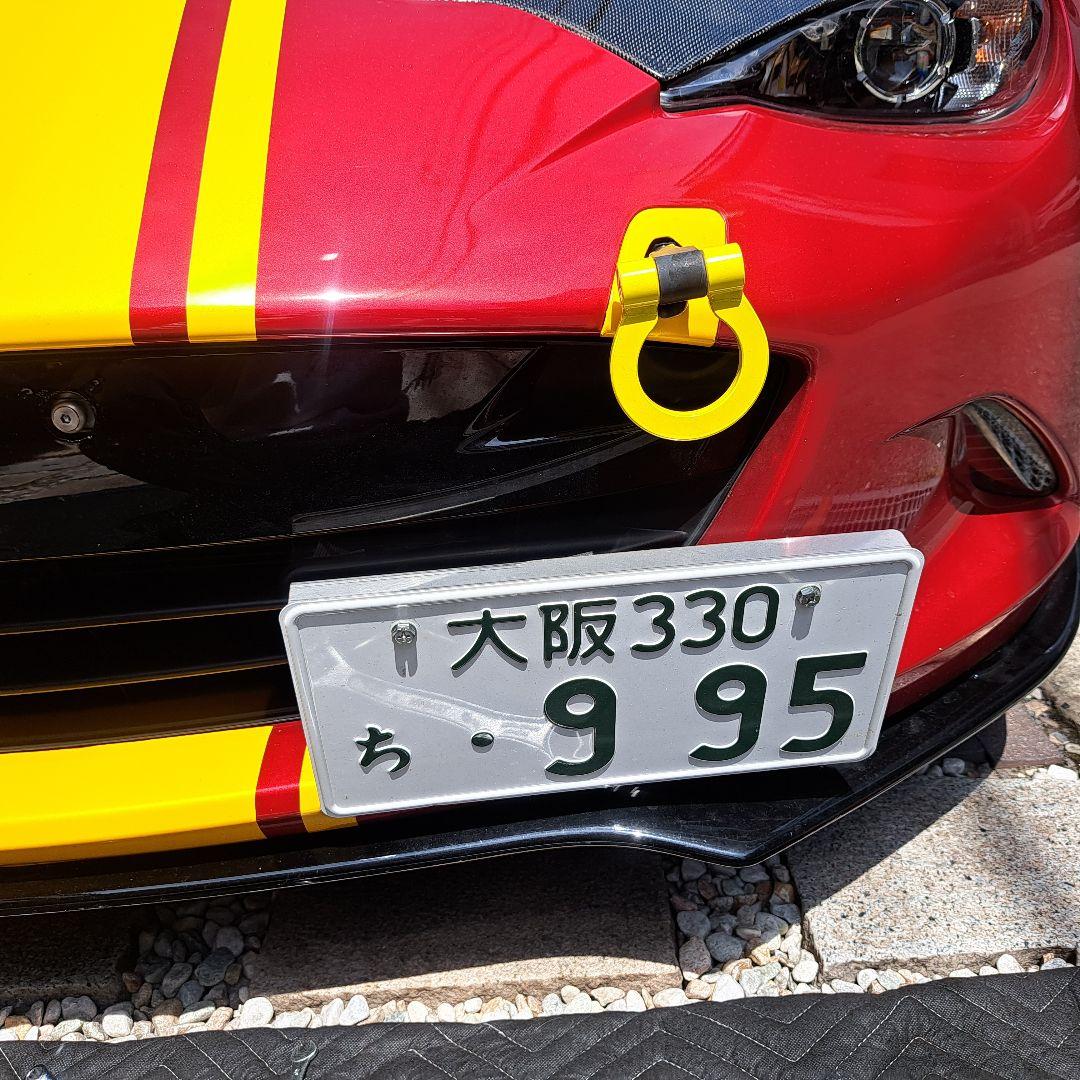 Xmas セールMAZDAND ロードスター左側ナンバープレートオフセットステー