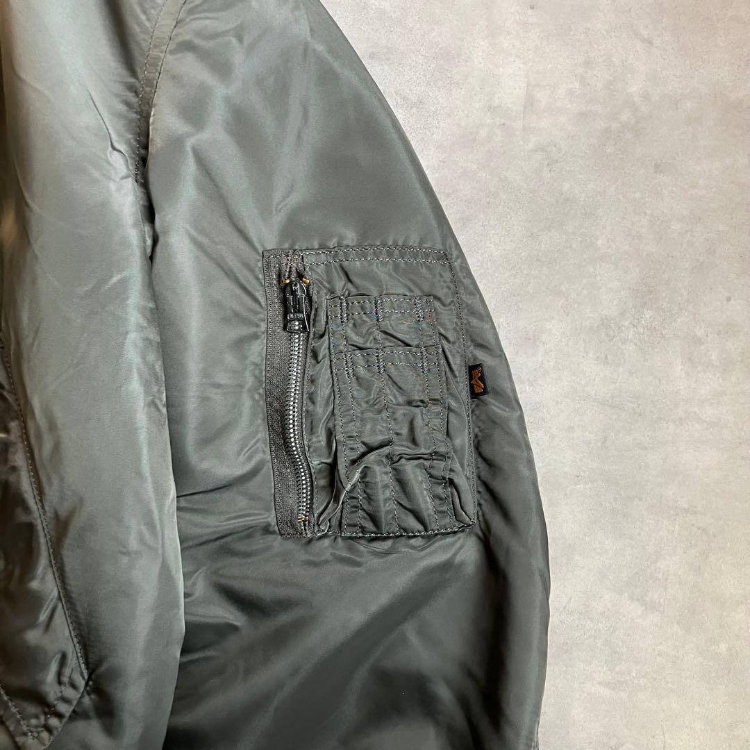 90s alpha MA-1 短丈 フライト ボンバー ジャケット y2k xl