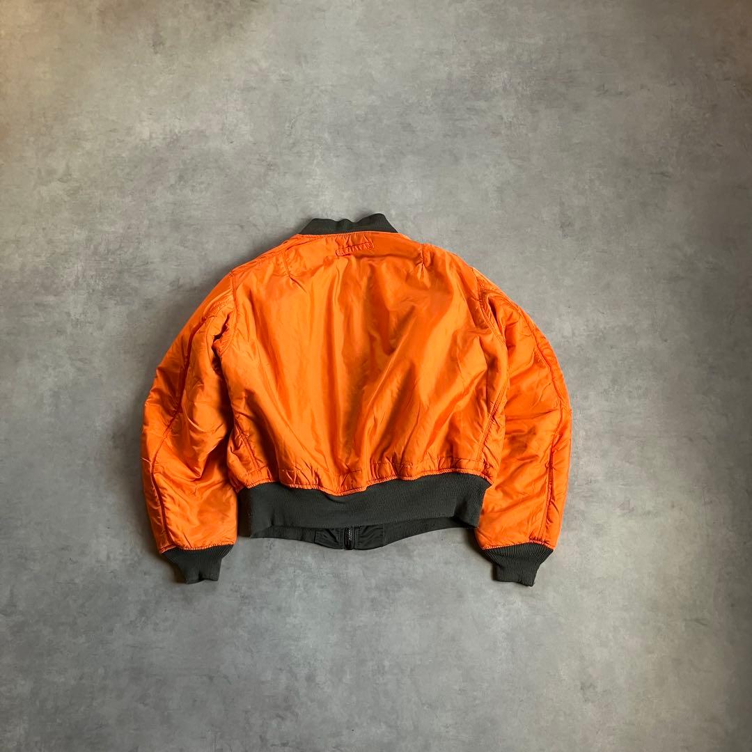 90s alpha MA-1 短丈 フライト ボンバー ジャケット y2k xl