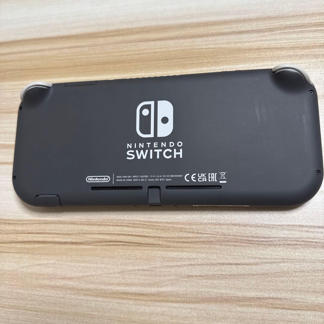 Nintendo Switch Lite グレー 本体　ほぼ新品