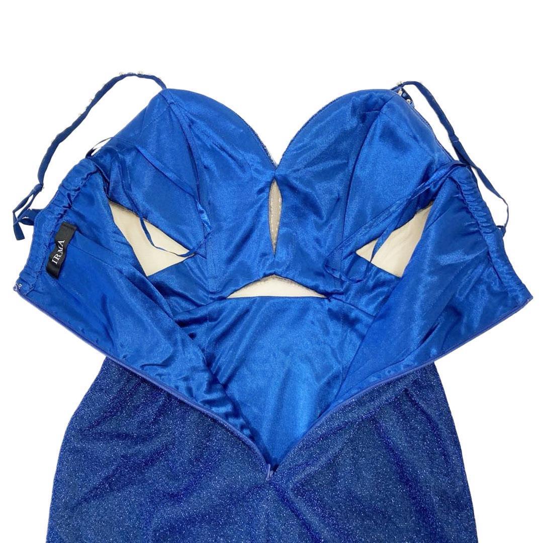 [イルマ]41599 キャバドレス ダークブルー S sugar