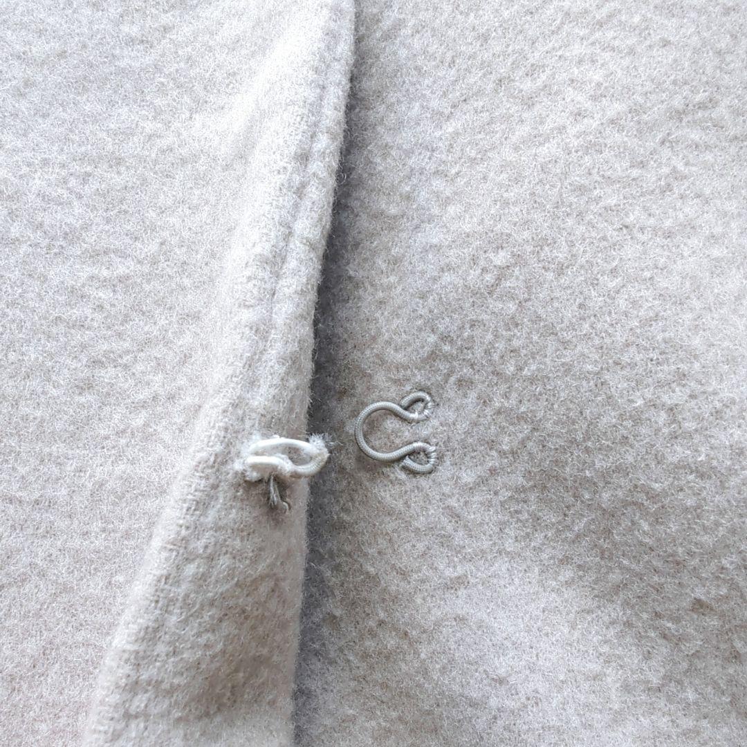 【Chloe】ドゥーズィエムクラス　ビーバーノーカラーロングコート