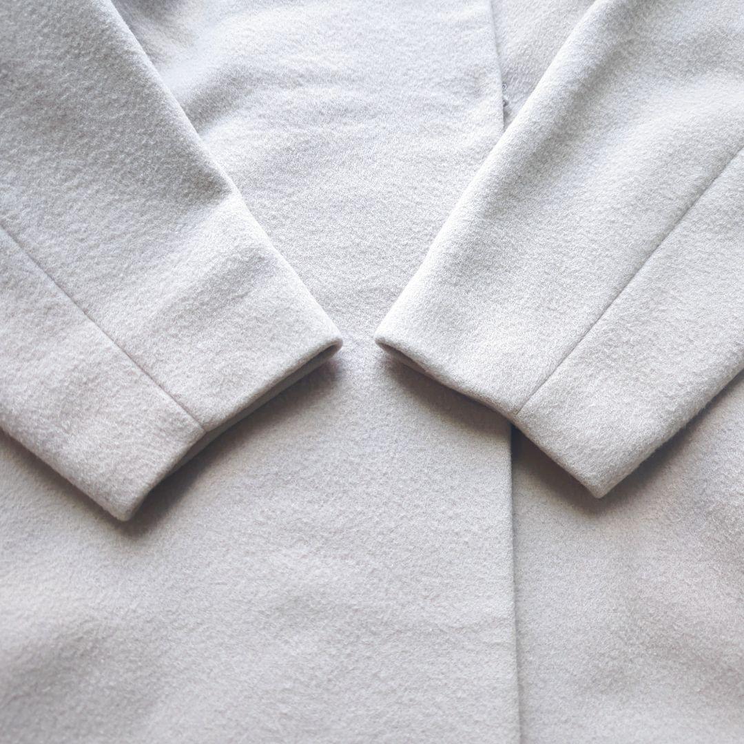 【Chloe】ドゥーズィエムクラス　ビーバーノーカラーロングコート