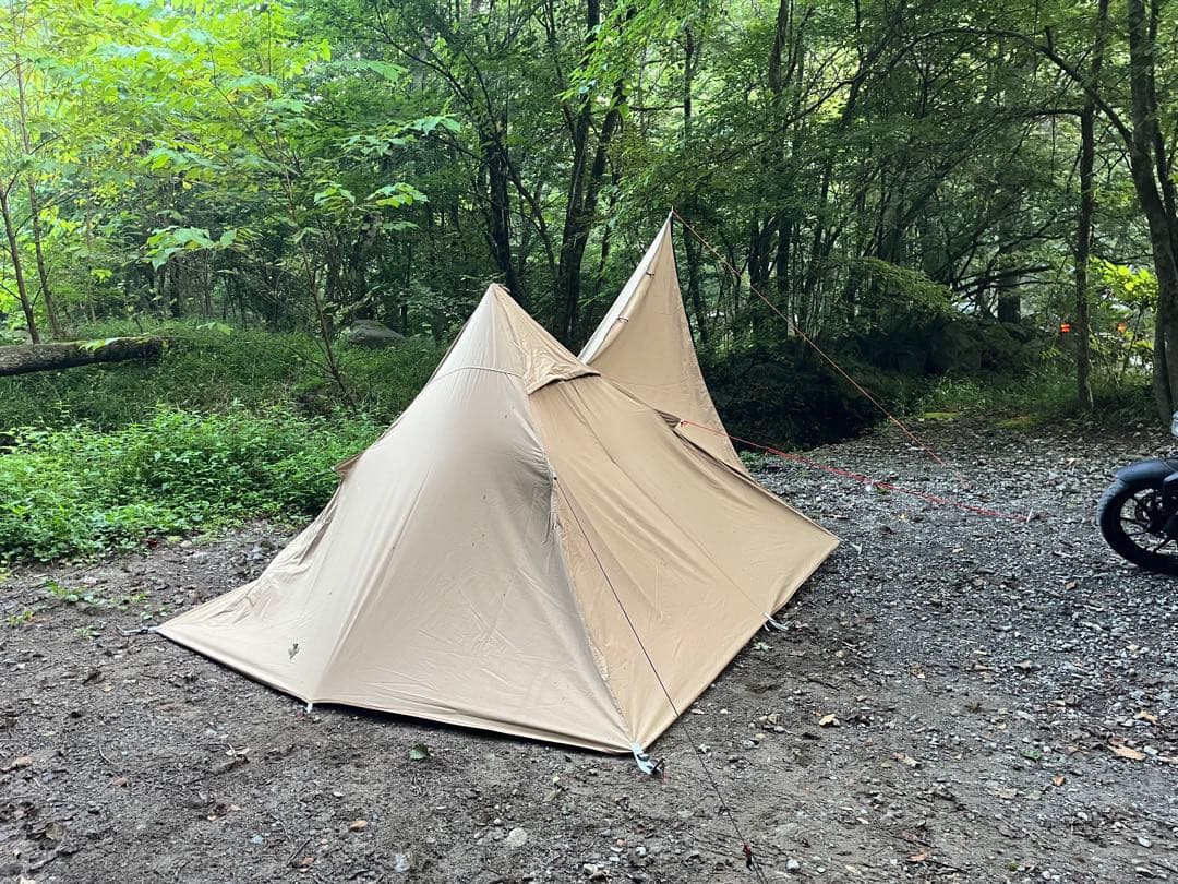 ワイバーンさま専用ワンポールテントTCとテンマクデザインフロントフラップ