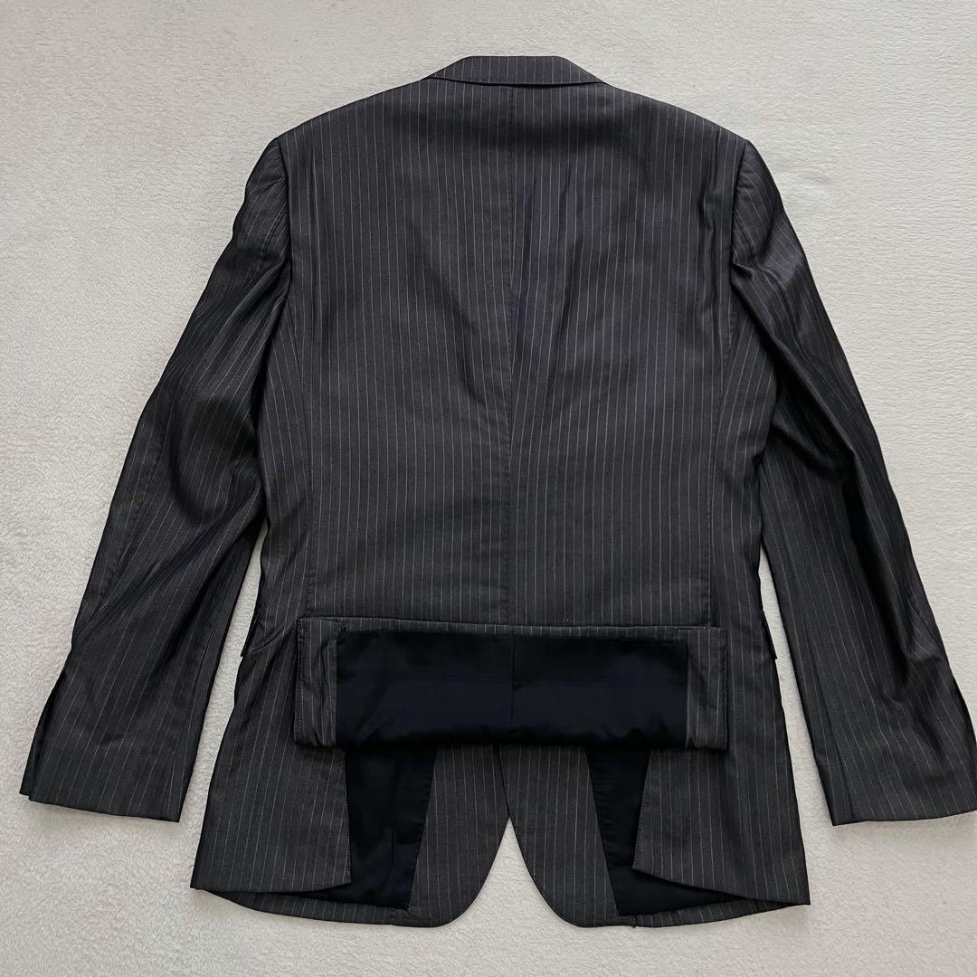 バーバリー　ブラックレーベル 3ピース　セットアップ　スーツ　総裏 グレー