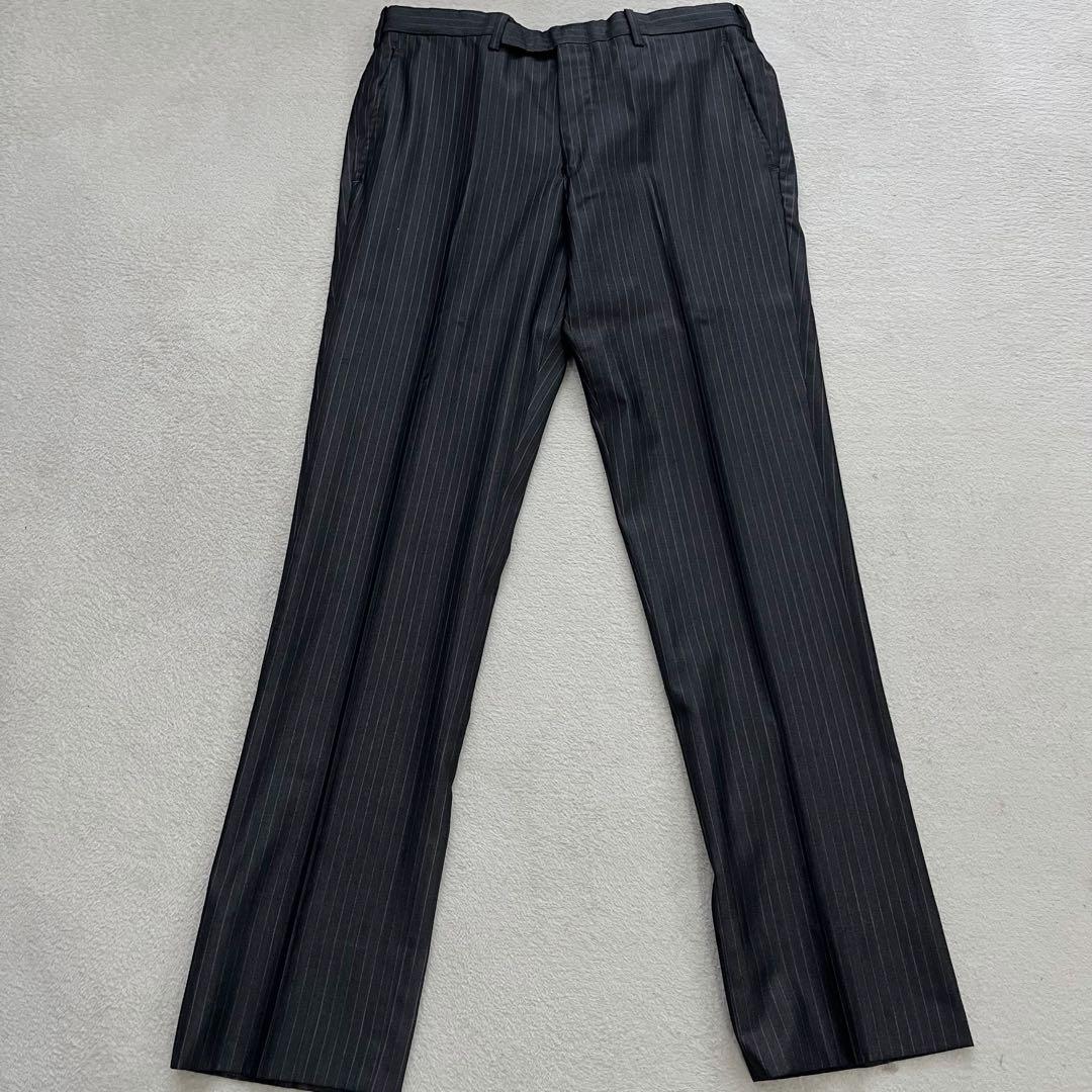 バーバリー　ブラックレーベル 3ピース　セットアップ　スーツ　総裏 グレー