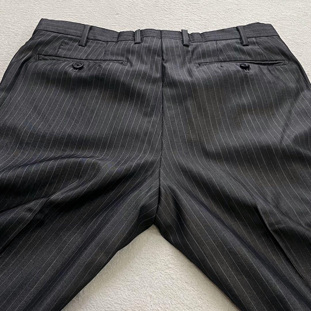 バーバリー　ブラックレーベル 3ピース　セットアップ　スーツ　総裏 グレー