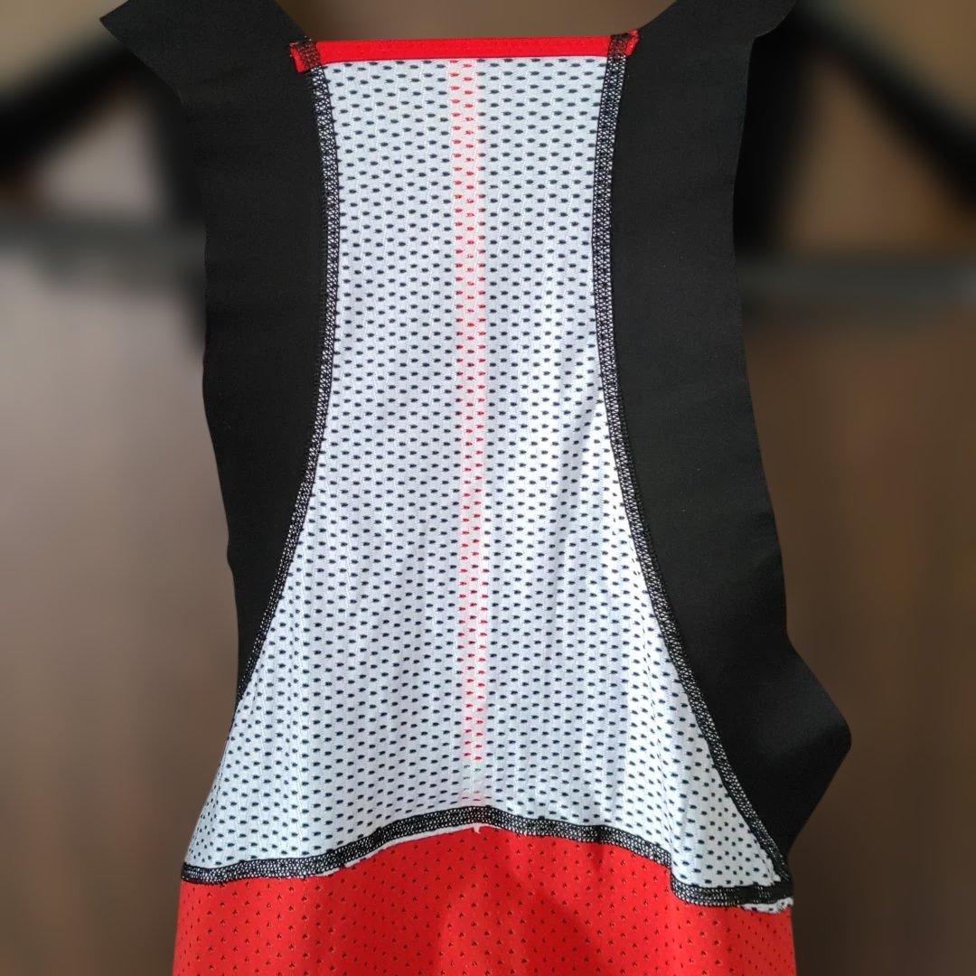 Castelli ビブタイツ ブラック/イエロー 裏起毛 防風 防寒