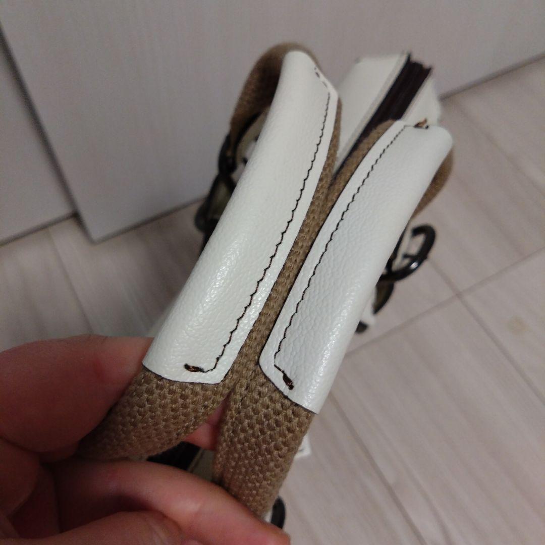 ☆美品☆Lin-ku 輪怐 リンク オフホワイト バッグ