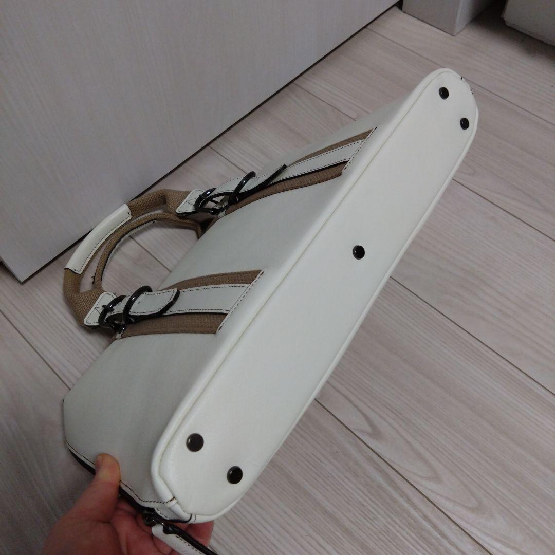 ☆美品☆Lin-ku 輪怐 リンク オフホワイト バッグ