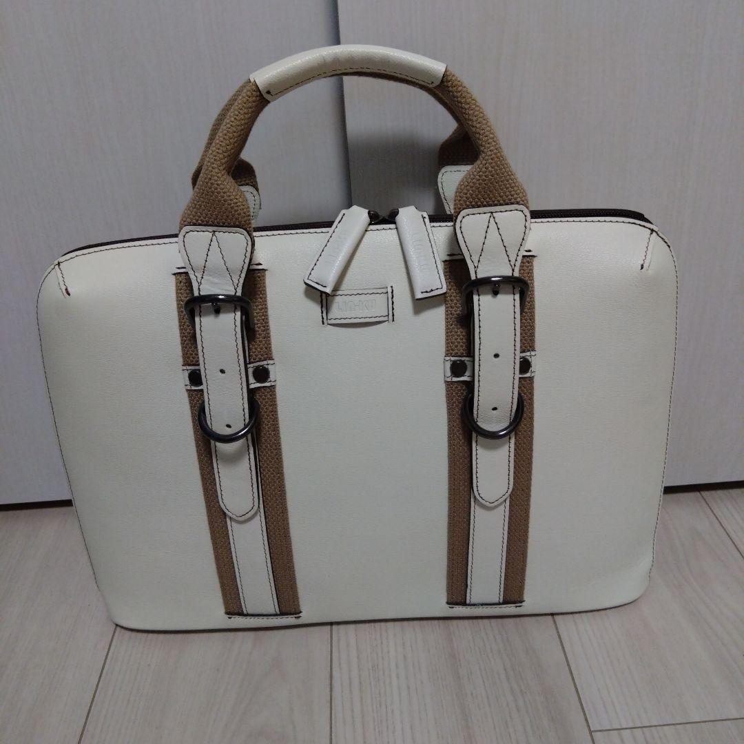 ☆美品☆Lin-ku 輪怐 リンク オフホワイト バッグ