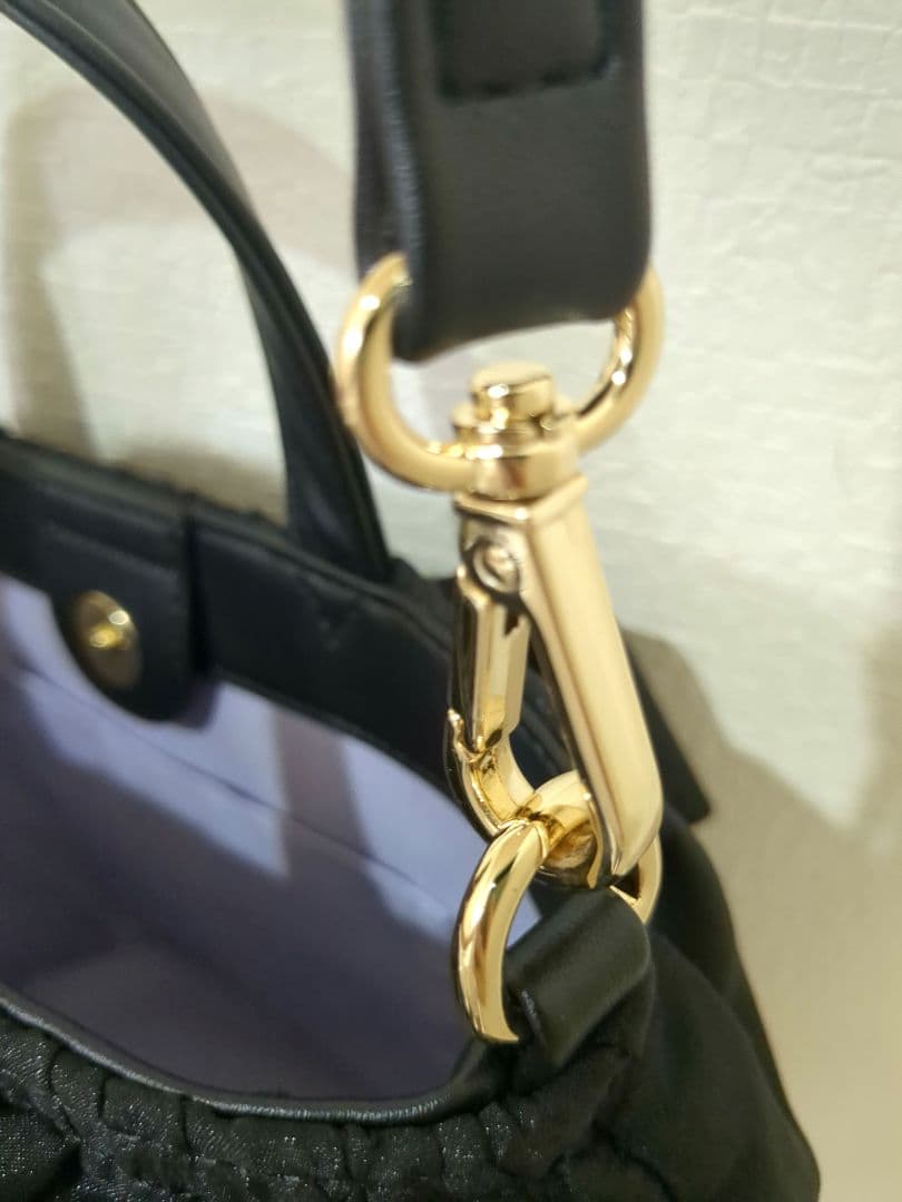 DIANA パール付きフリルショルダーバッグ　2way ハンドバック