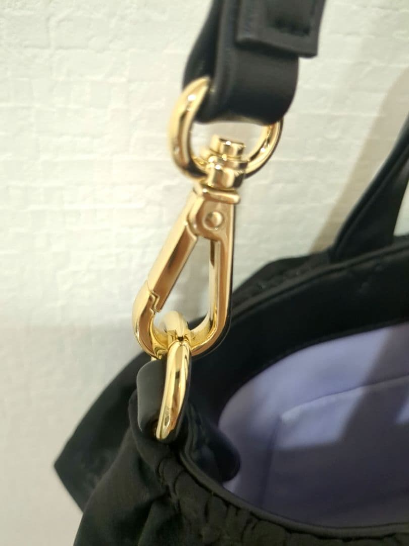 DIANA パール付きフリルショルダーバッグ　2way ハンドバック