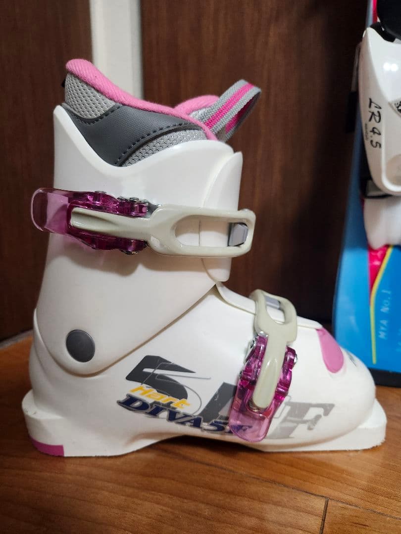 子供スキーセット　スキー板　87cm　 ブーツ　19~20cm　ストック80cm