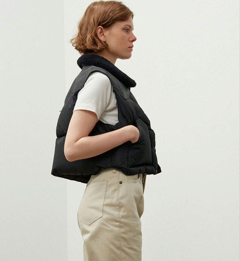 Rockey Mountain ダウンベスト ショート丈 ブラック