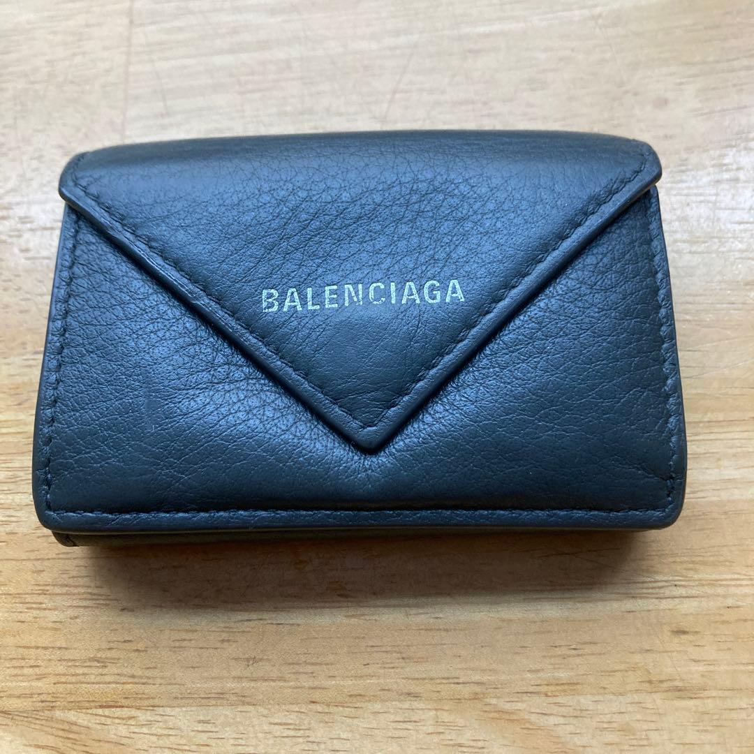 BALENCIAGA 三つ折り財布 黒