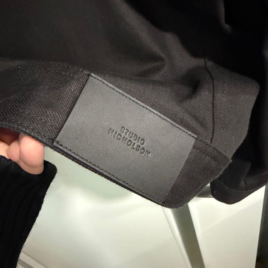 出*S様 スタジオニコルソン PETAR DENIM JACKET IN BLA