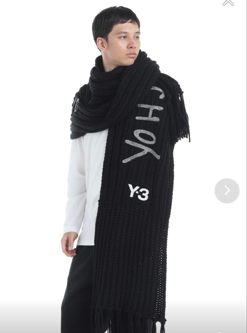 定価44000 新品未使用 Y-3 CHUNKY KNIT SCARF マフラー