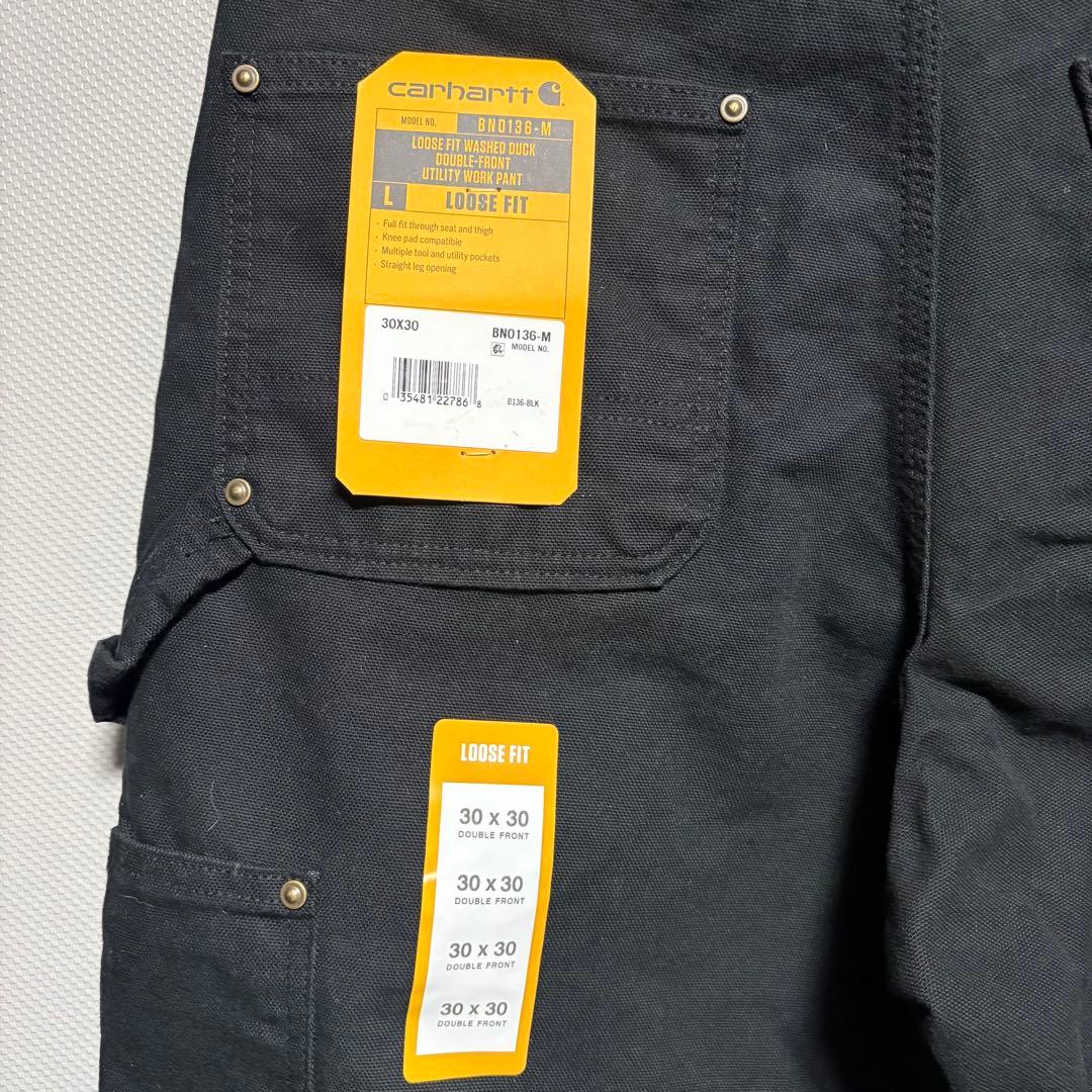 Carhartt カーハート ダブルニー ブラック USA製 W30L30