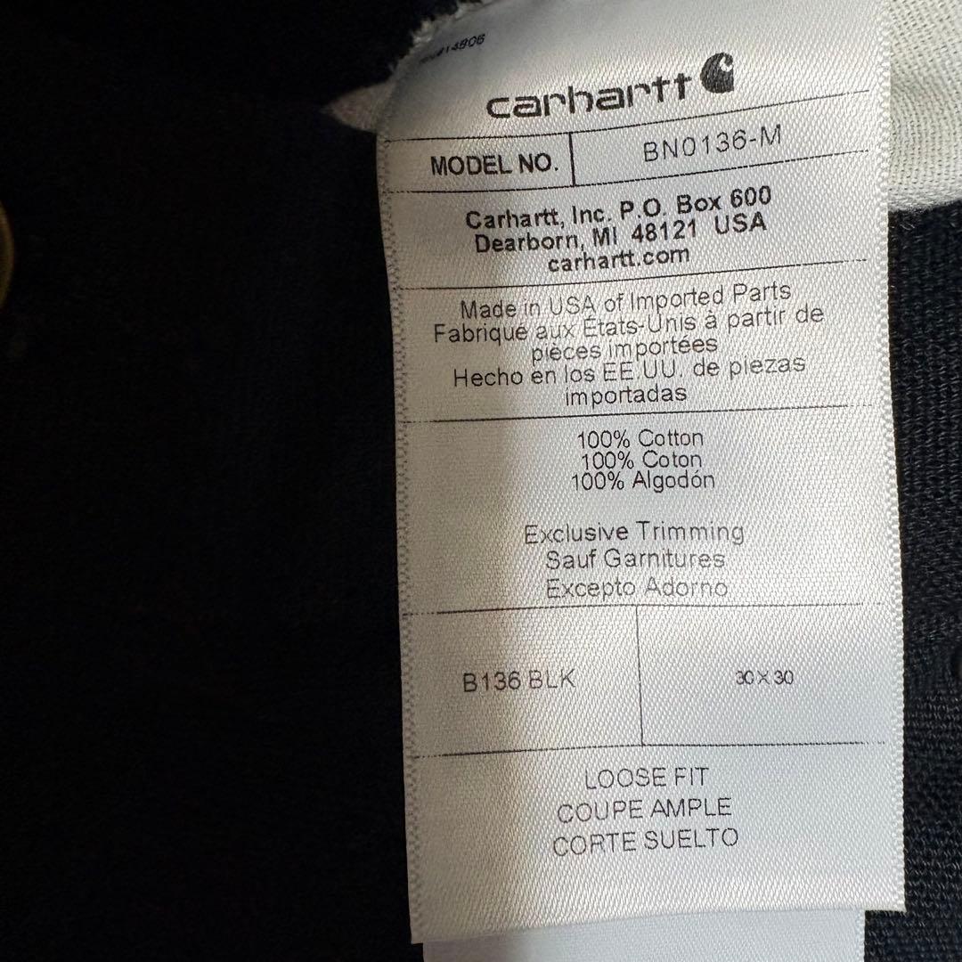 Carhartt カーハート ダブルニー ブラック USA製 W30L30